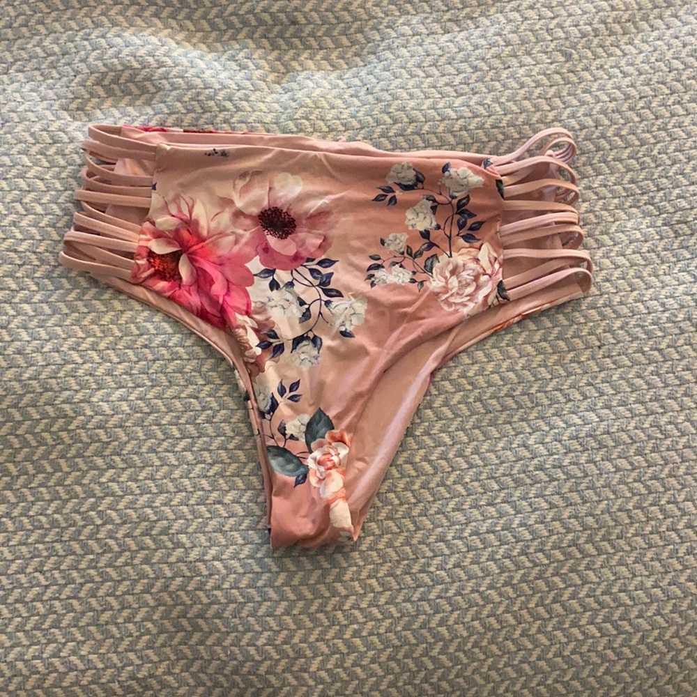 High waisted bathing suit bottoms